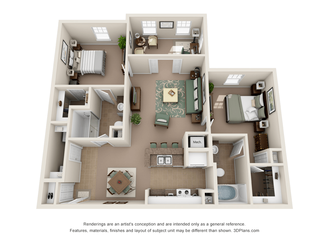 B3 - The Paris floor plan